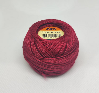 Airo High-End Lace Thread, 10g Cotton Embroidery Thread