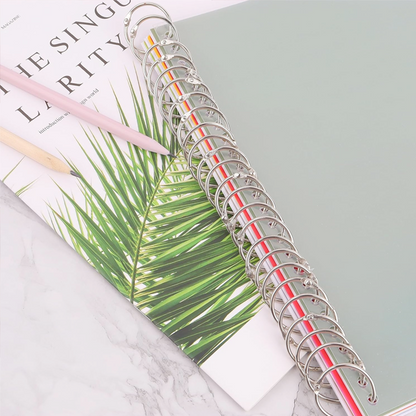 حلقة كتاب 2.5سم فضي Loose Leaf Binder Rings