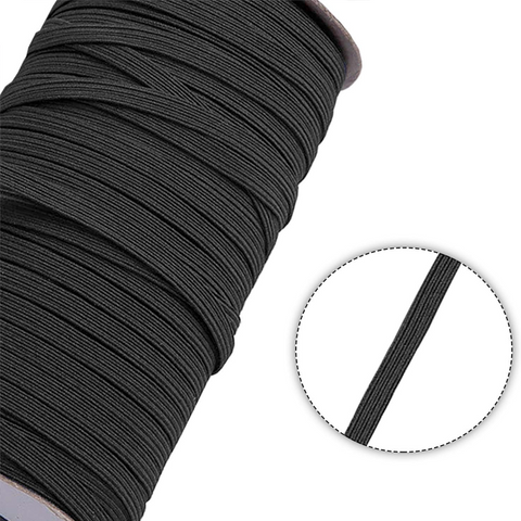 Black - اسود / 1 CM سم / 100 Yards يارد