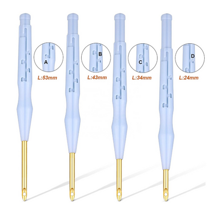 كرت ابرة نافر زرقاء خميلة درجات Magic Embroidery Punch Needle Pen Kit