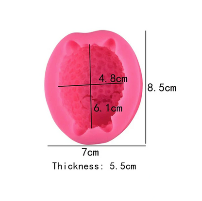 Sheep Silicone Candle Mold with Horns