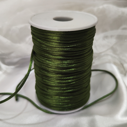 قيطان ستان 100 متر Satin Nylon Trim Silk Cord