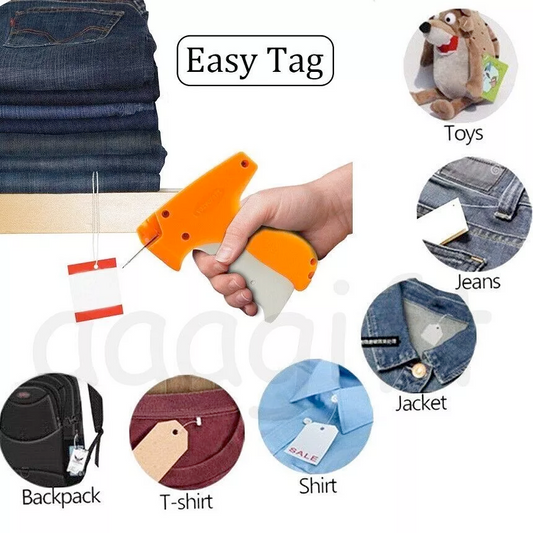 فرد ودبابيس تثبيت بطاقات تعريف المنتج   Clothing Tag Fasteners & Gun