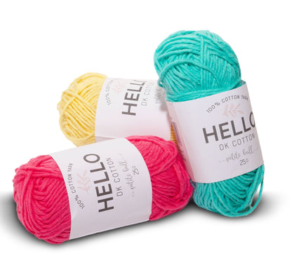 صوف هالو القطني Hello Cotton Yarn 25g