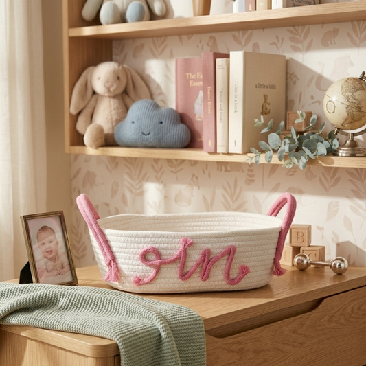 Cotton Rope Basket for Kids – Boy & Girl Design
