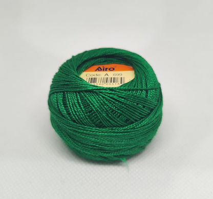 Airo High-End Lace Thread, 10g Cotton Embroidery Thread
