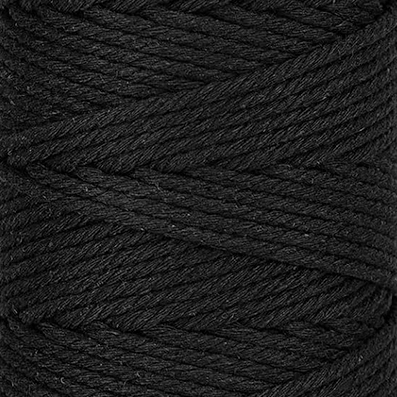 خيوط مكرميه ريشه - قطن  Natural Macrame - Braided Cord 250G