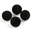 Velvet Acrylic Round Ball Beads, 10mm