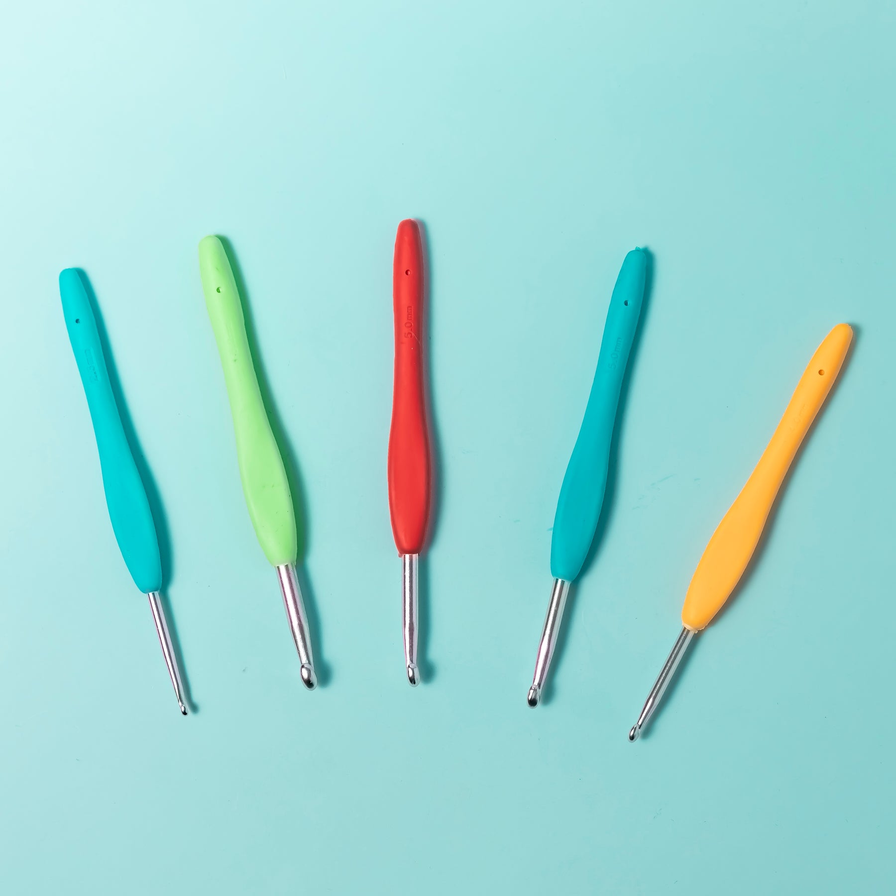 Silicone handle crochet hook