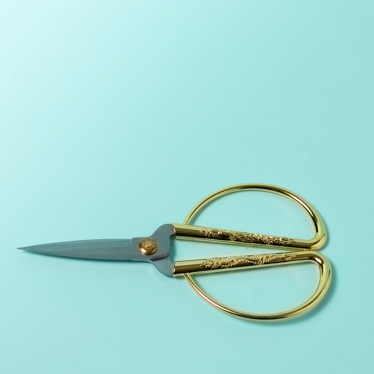 Large vintage gold scissors