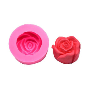 Rose silicone candle mold